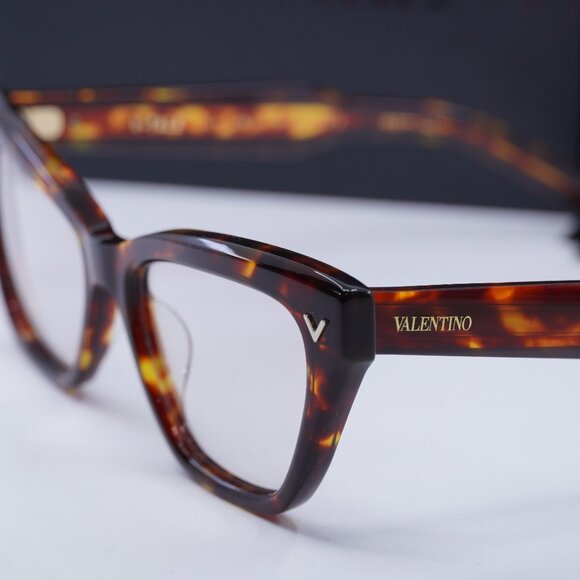 Valentino V-TALE VLX-140B Cat Eye Eyeglasses - Havana 53mm - Picture 2 of 9